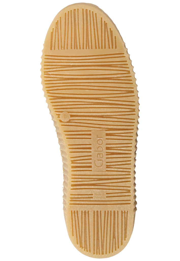 Gabor Stiefelette Veloursleder Gelb - surf4shoes