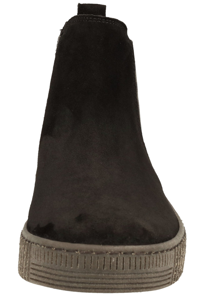 Gabor Stiefelette Leder/Textil Schwarz - surf4shoes