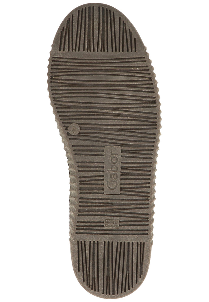 Gabor Stiefelette Leder/Textil Schwarz - surf4shoes