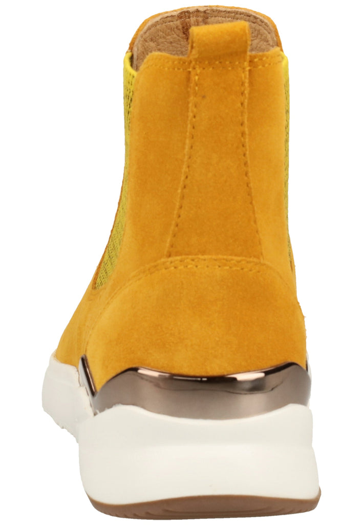 Gabor Stiefelette Nubukleder/Textil Gelb - surf4shoes