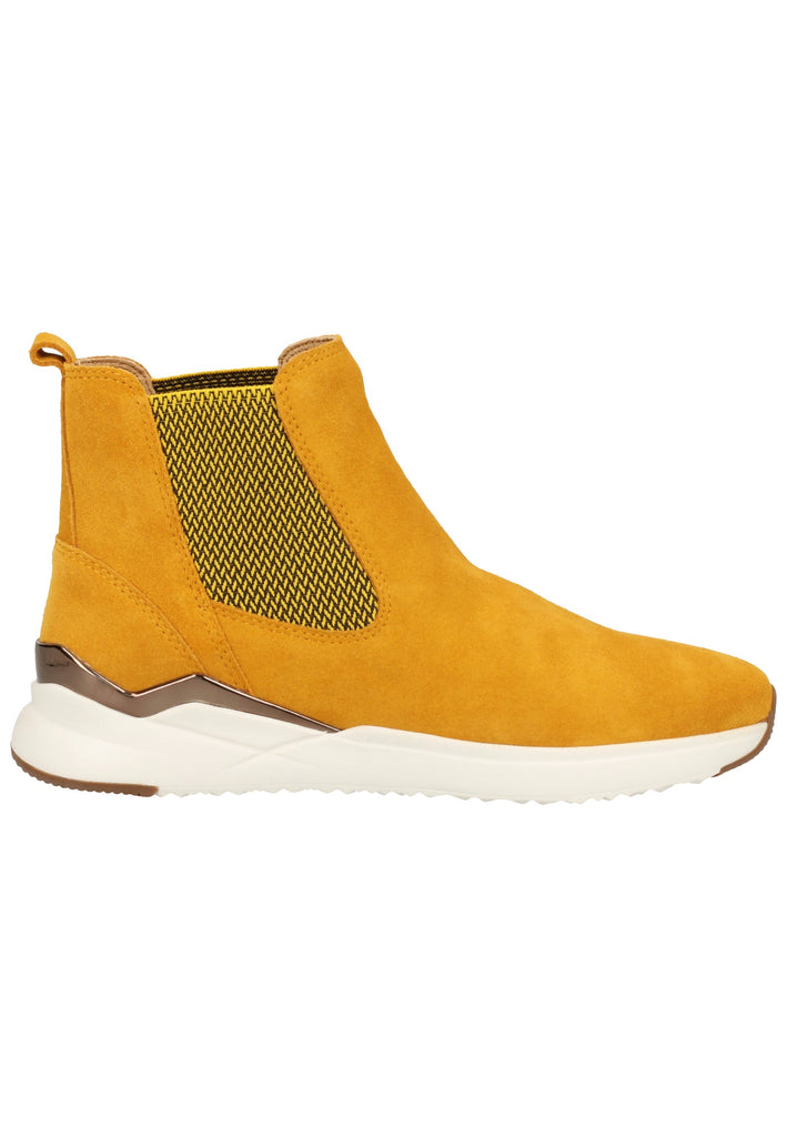 Gabor Stiefelette Nubukleder/Textil Gelb - surf4shoes