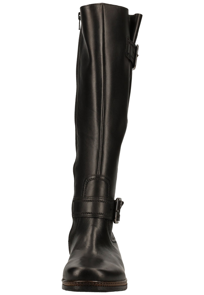 Gabor Stiefel Glattleder Schwarz - surf4shoes