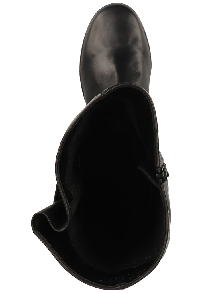 Gabor Stiefel Glattleder Schwarz - surf4shoes