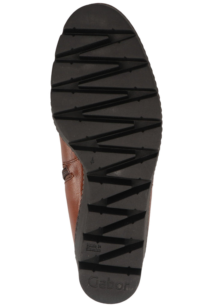 Gabor Stiefelette Glattleder Whisky - surf4shoes