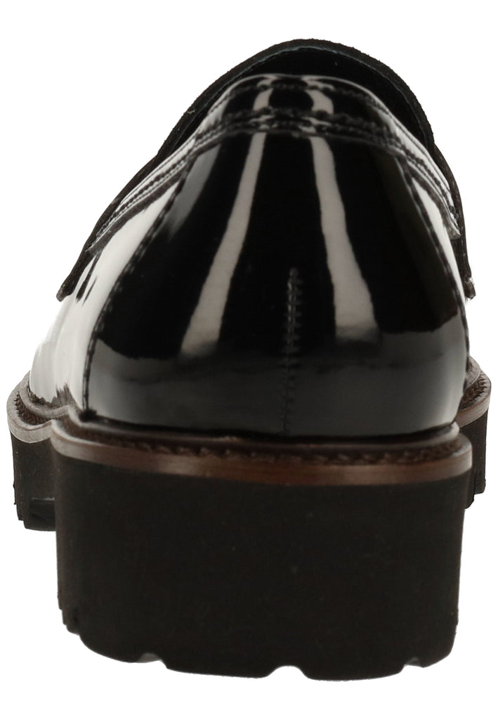 Gabor Slipper Leder Schwarz/Braun - surf4shoes