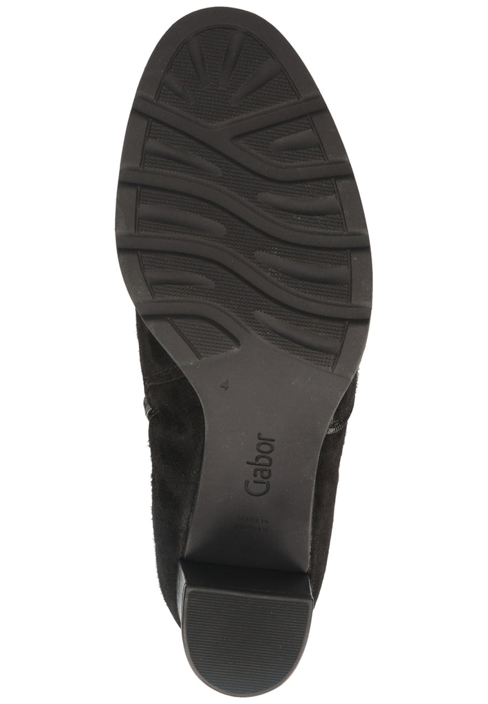 Gabor Stiefelette Leder Schwarz - surf4shoes