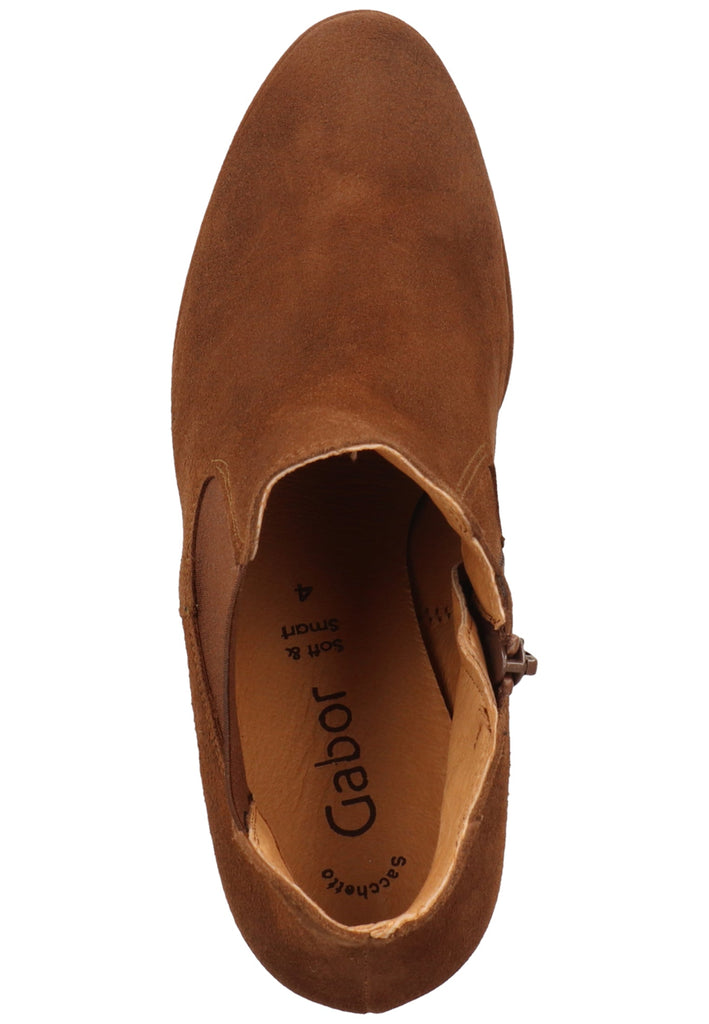 Gabor Stiefelette Leder/Textil Whisky - surf4shoes