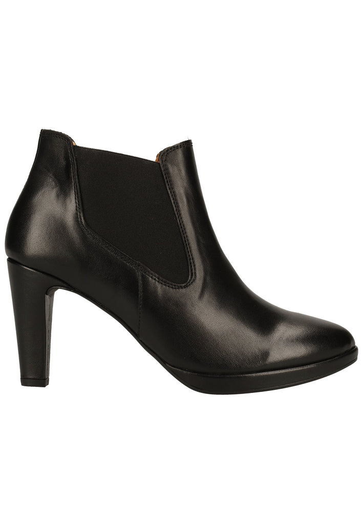 Gabor Stiefelette Leder/Textil Schwarz - surf4shoes