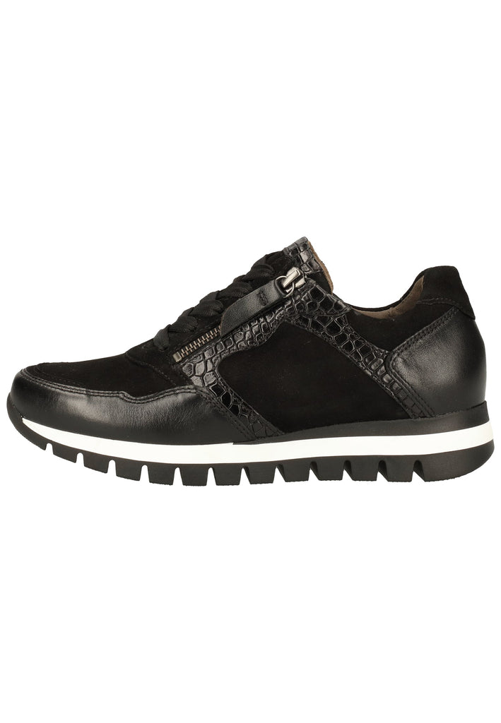 Gabor Sneaker Leder Schwarz - surf4shoes