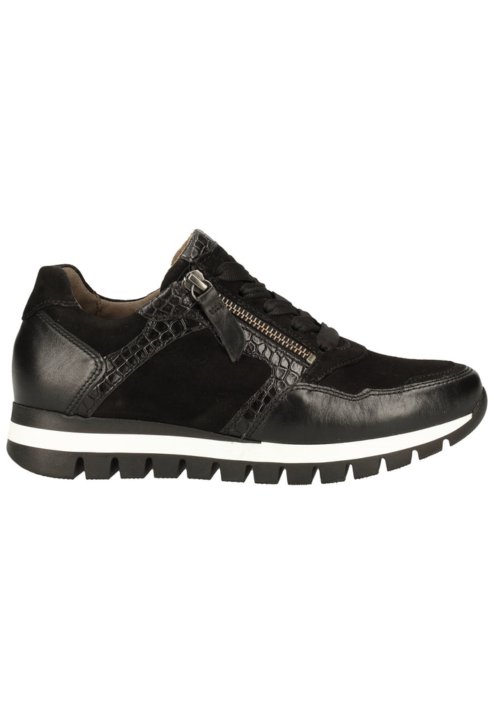 Gabor Sneaker Leder Schwarz - surf4shoes