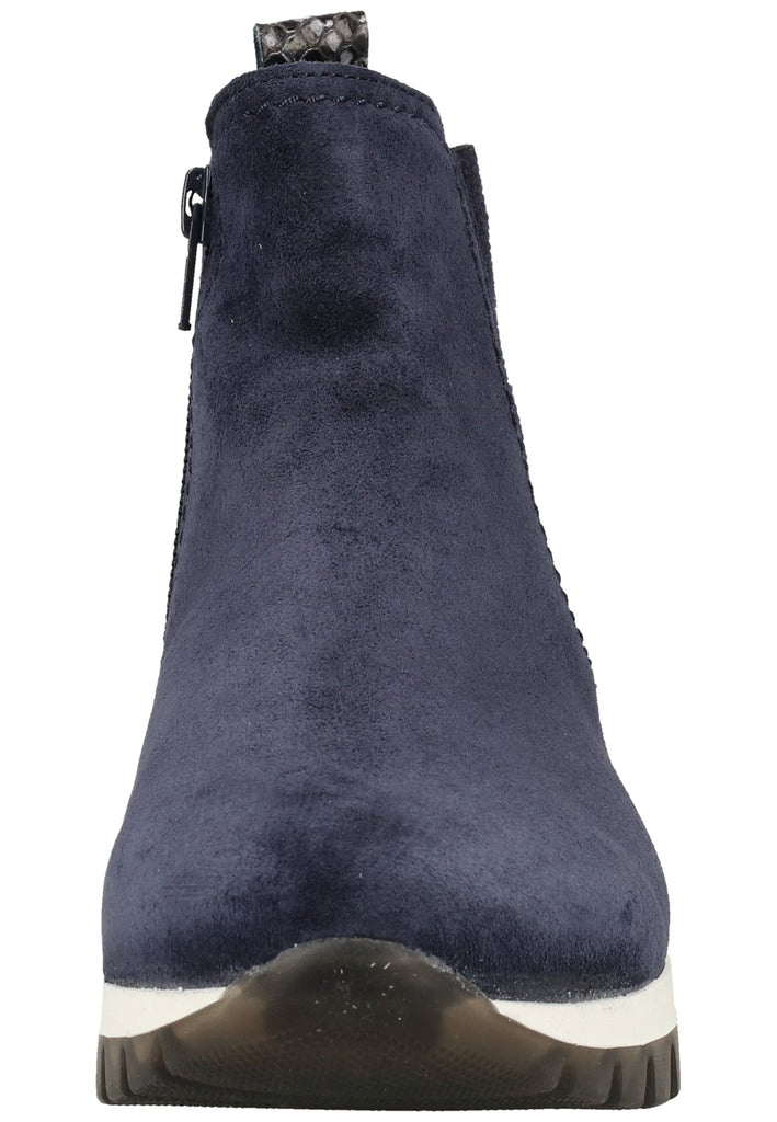 Gabor Stiefelette Leder/Textil Marine - surf4shoes