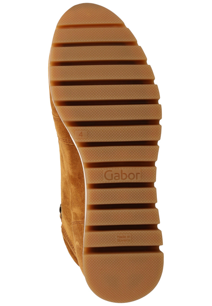 Gabor Stiefelette Leder Camel - surf4shoes