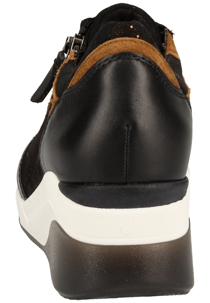 Gabor Sneaker Glattleder Schwarz - surf4shoes