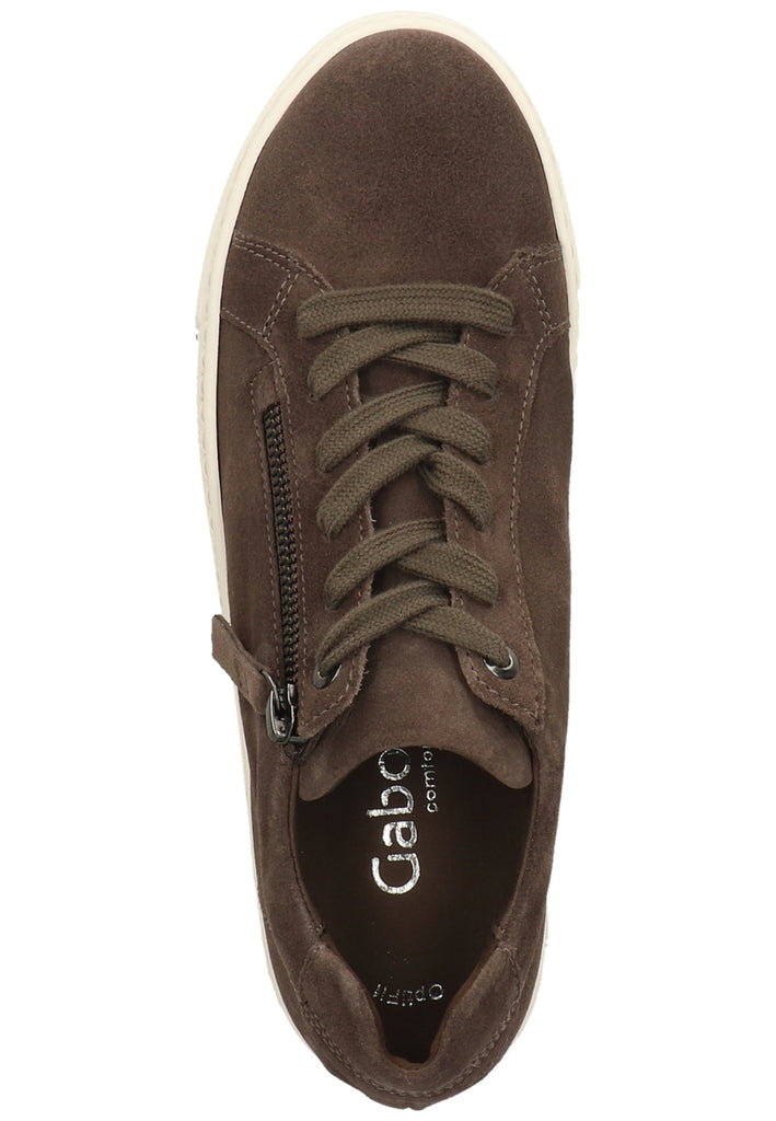 Gabor Sneaker Leder Braun - surf4shoes