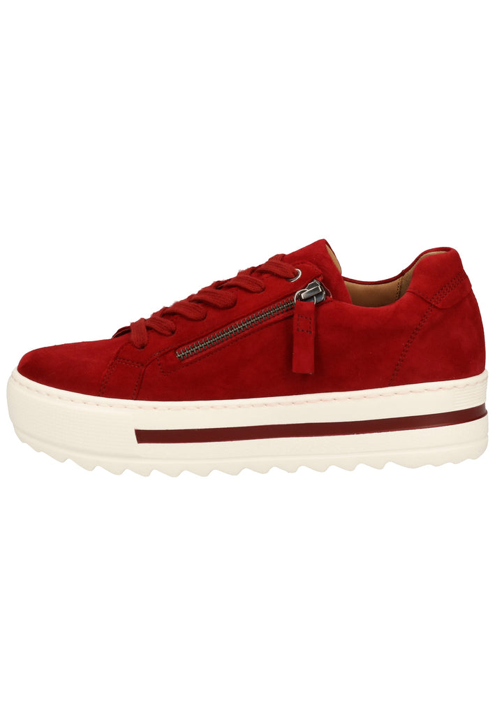 Gabor Sneaker Leder Rot - surf4shoes