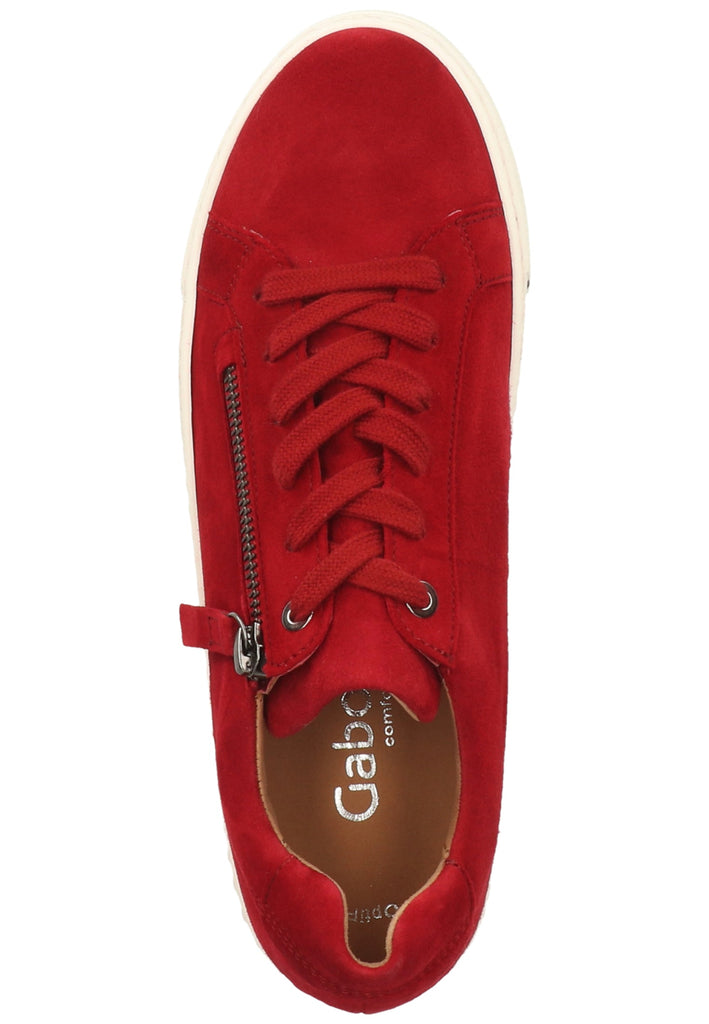 Gabor Sneaker Leder Rot - surf4shoes
