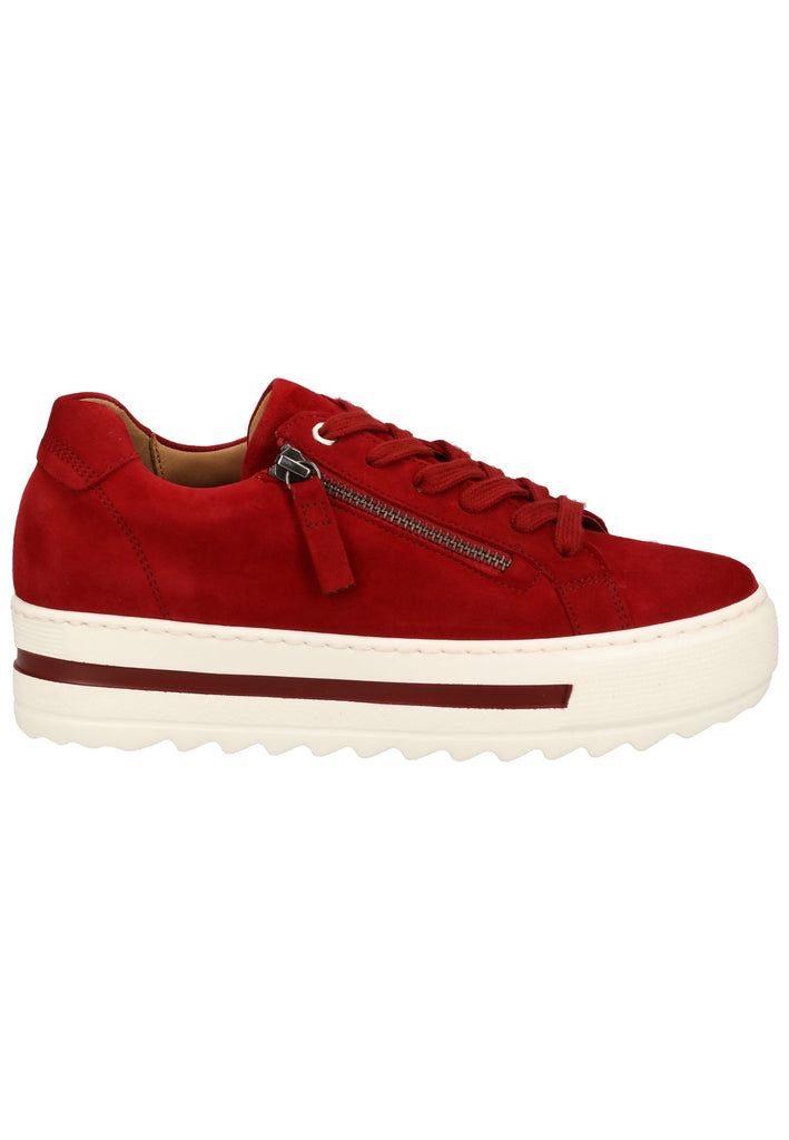 Gabor Sneaker Leder Rot - surf4shoes