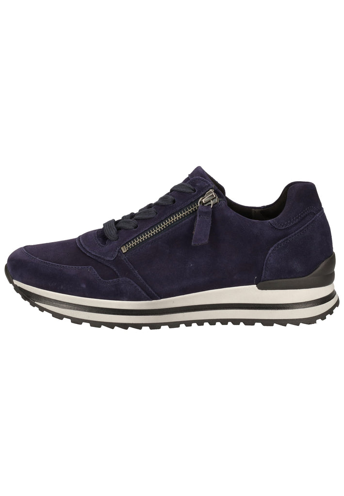 Gabor Sneaker Leder Blau - surf4shoes