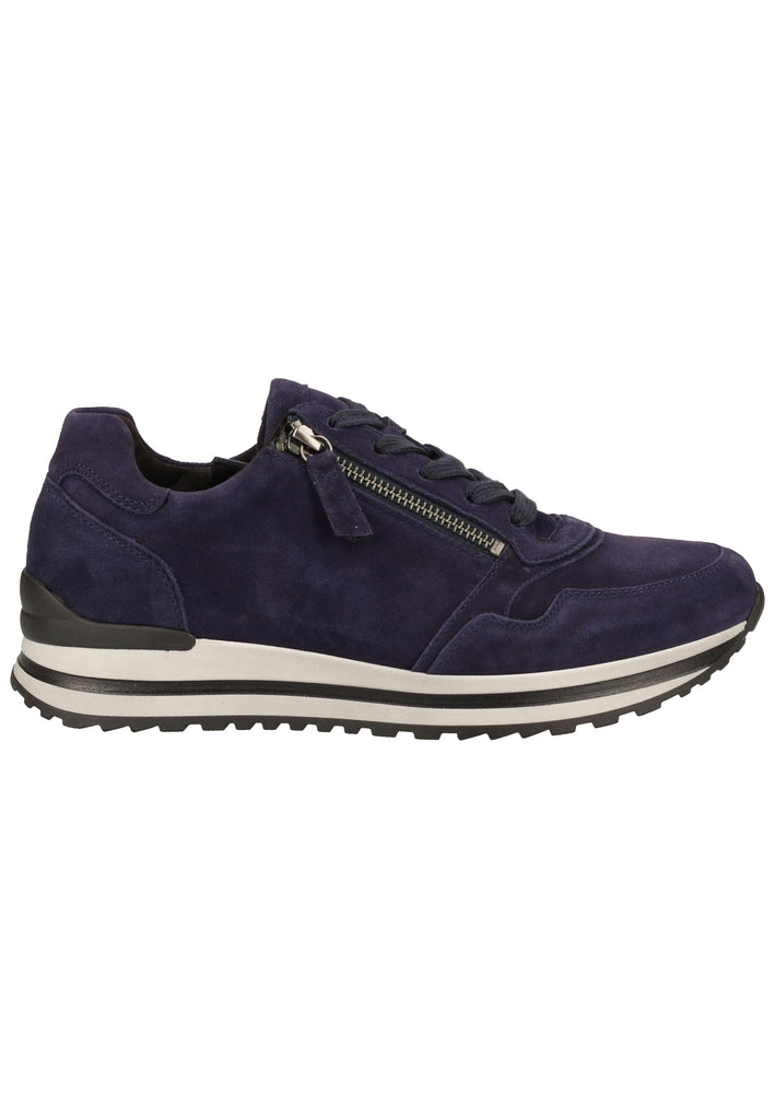 Gabor Sneaker Leder Blau - surf4shoes