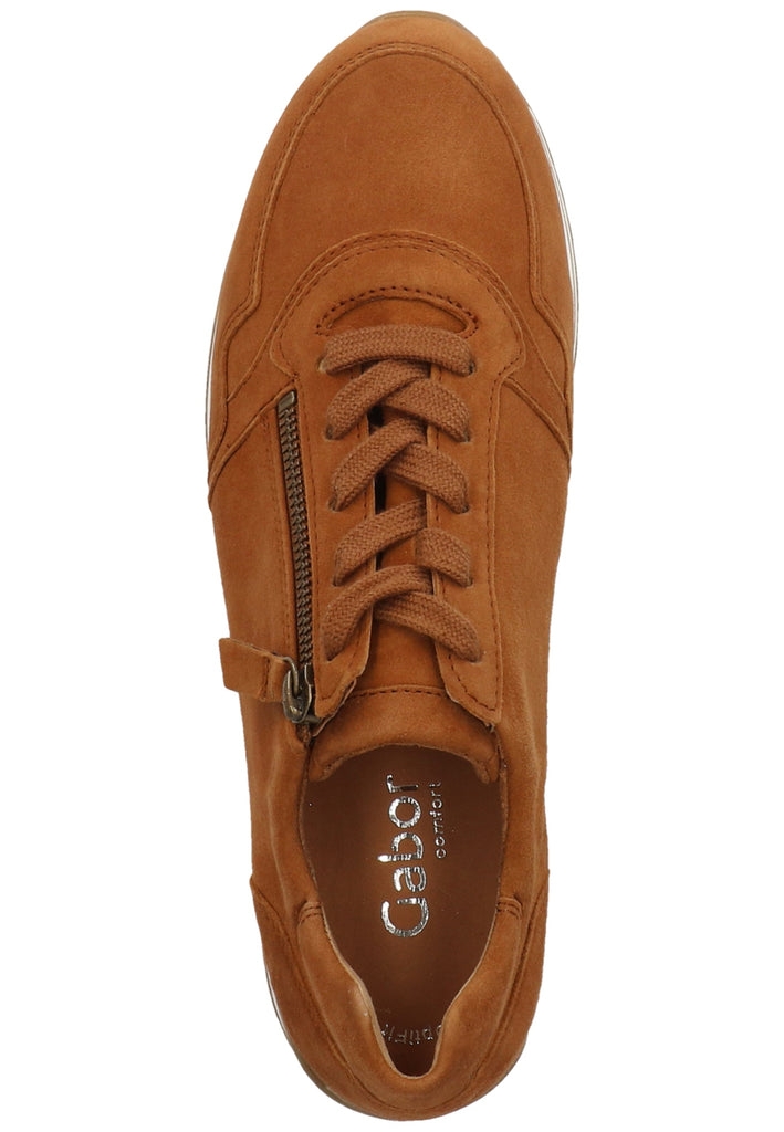 Gabor Sneaker Leder Hellbraun - surf4shoes