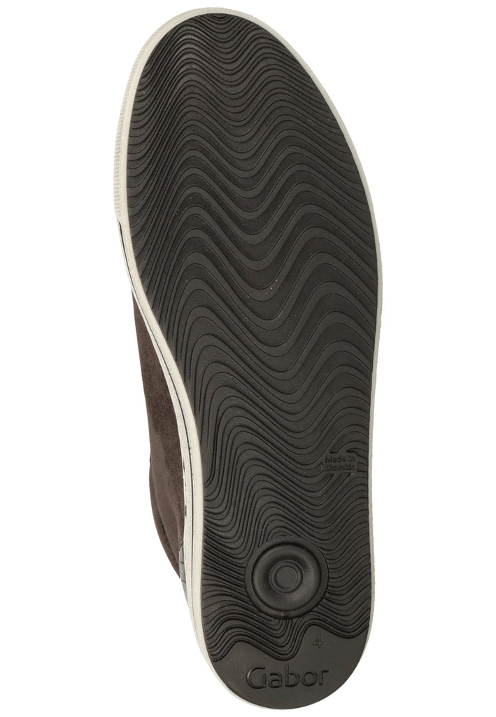 Gabor Sneaker Leder Dunkelgrau - surf4shoes