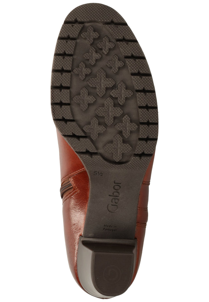 Gabor Stiefelette Nappaleder Braun - surf4shoes