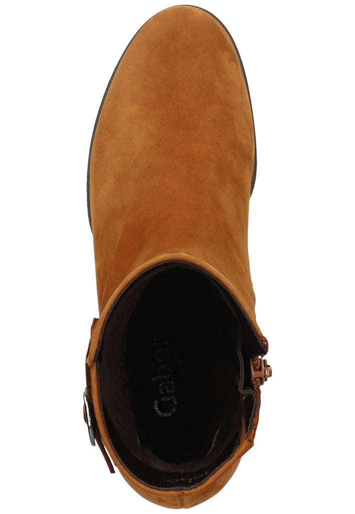 Gabor Stiefelette Nubukleder Hellbraun - surf4shoes