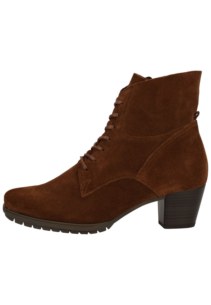 Gabor Stiefelette Veloursleder Whisky - surf4shoes