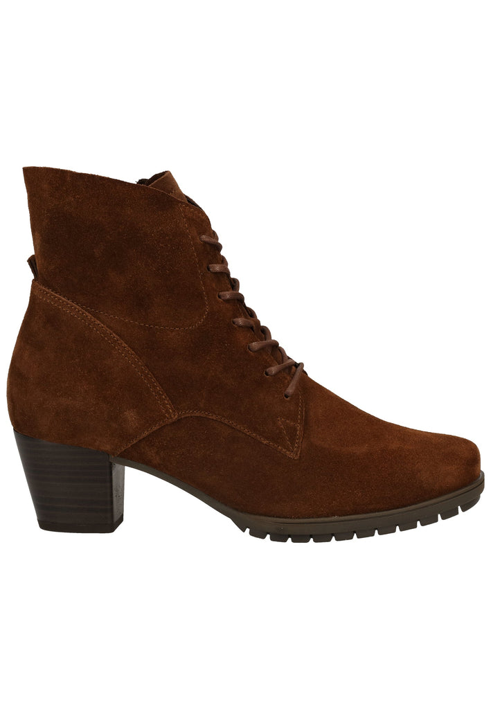 Gabor Stiefelette Veloursleder Whisky - surf4shoes