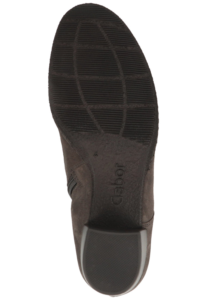 Gabor Stiefelette Leder Dunkelgrau - surf4shoes
