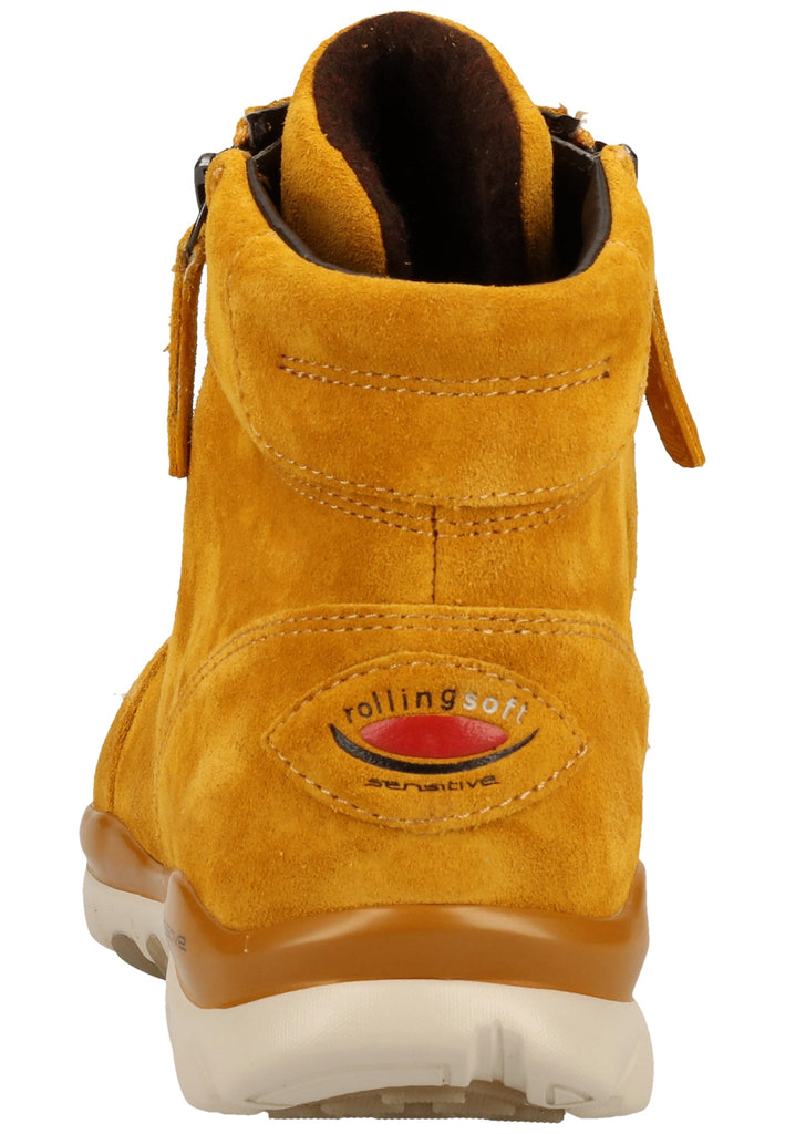 Gabor Stiefelette Leder Gelb - surf4shoes