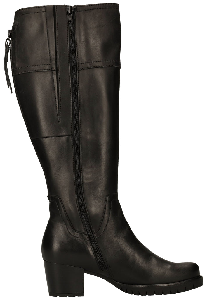 Gabor Stiefel Glattleder Schwarz - surf4shoes