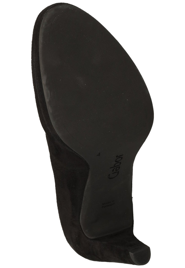 Gabor Pumps Samt Schwarz - surf4shoes