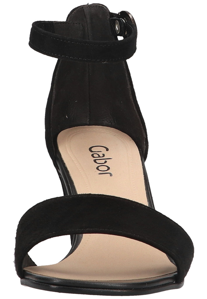 Gabor Sandalen Leder Schwarz - surf4shoes