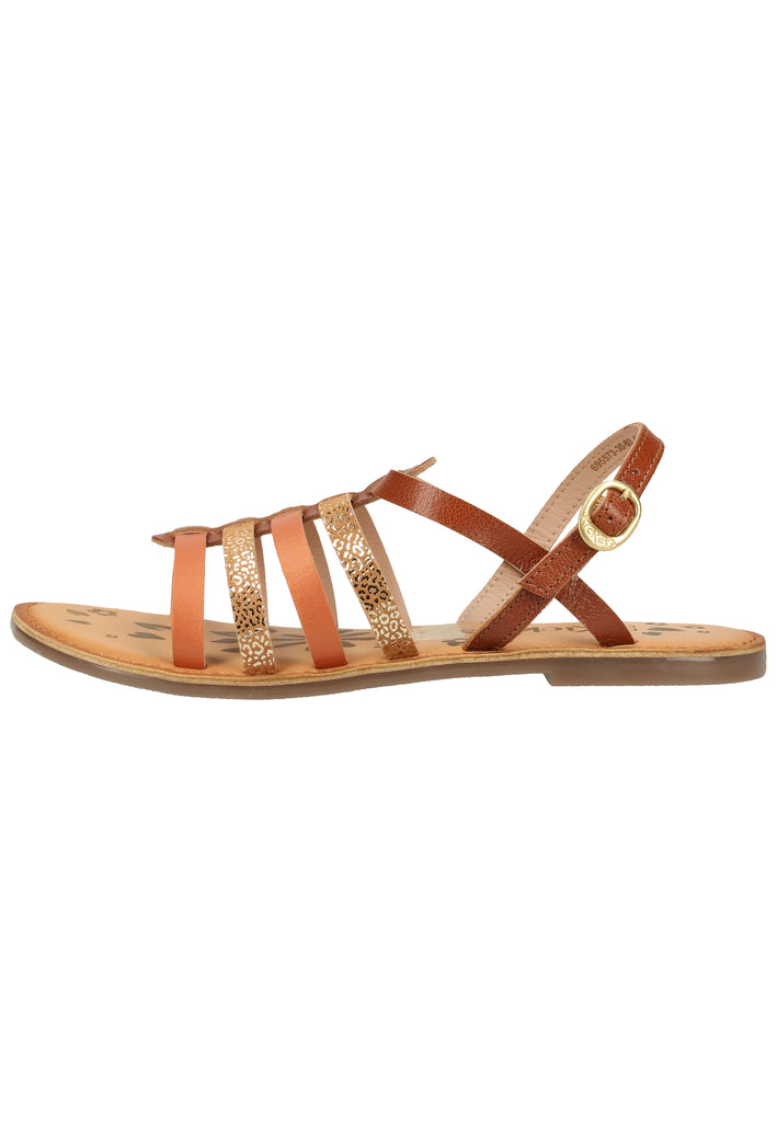 Kickers Sandalen Leder Camel - surf4shoes