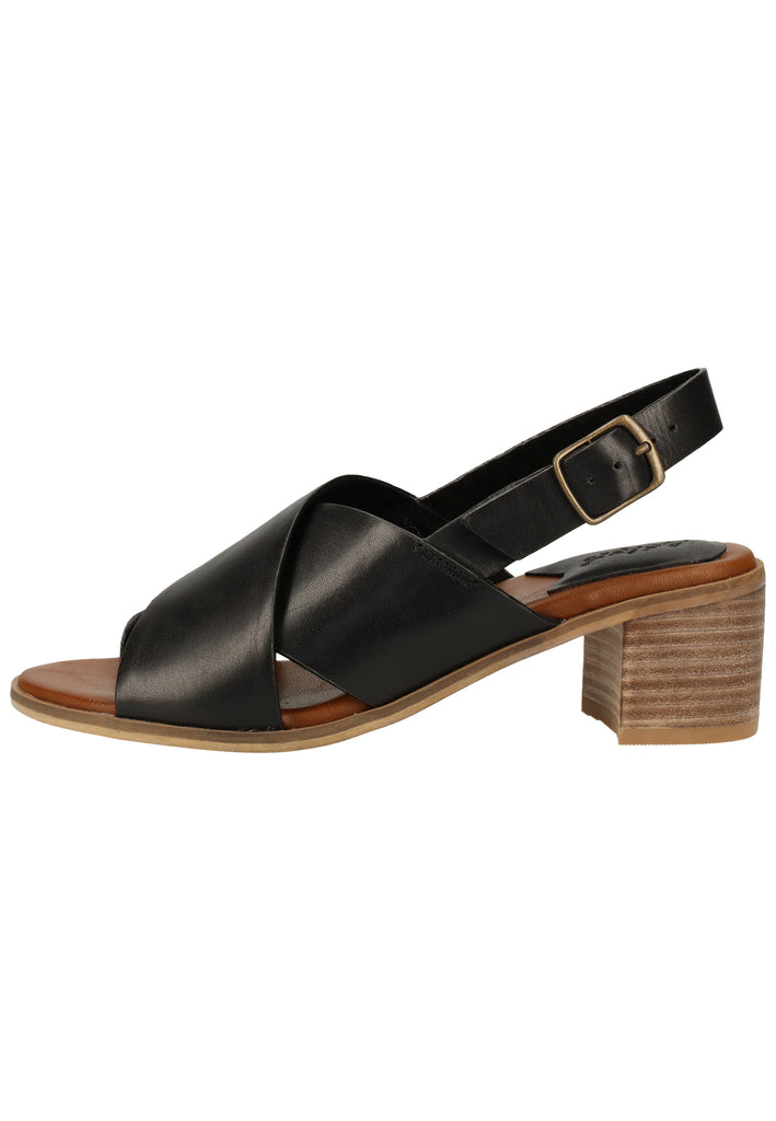 Kickers Sandalen Leder Schwarz - surf4shoes