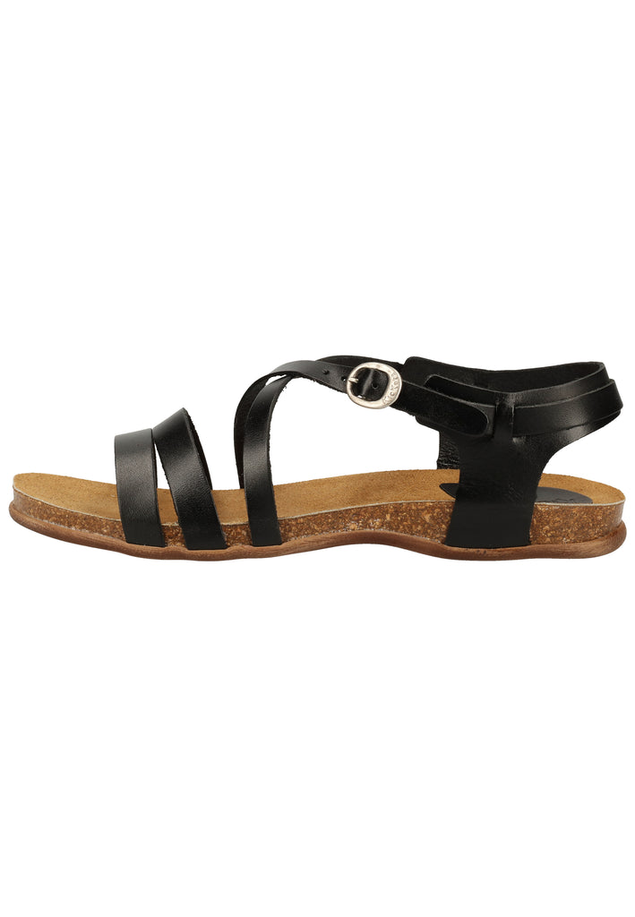 Kickers Sandalen Leder Schwarz - surf4shoes