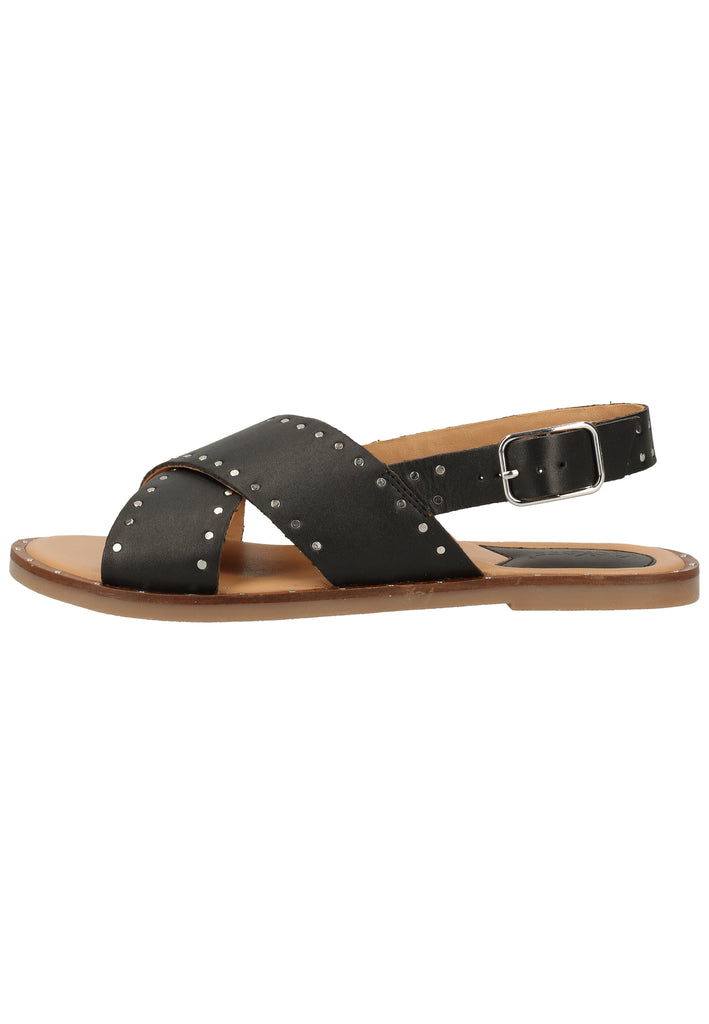 Kickers Sandalen Leder Schwarz - surf4shoes