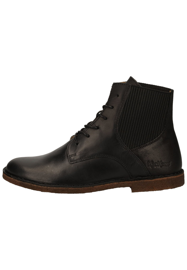 Kickers Stiefelette Leder Schwarz - surf4shoes