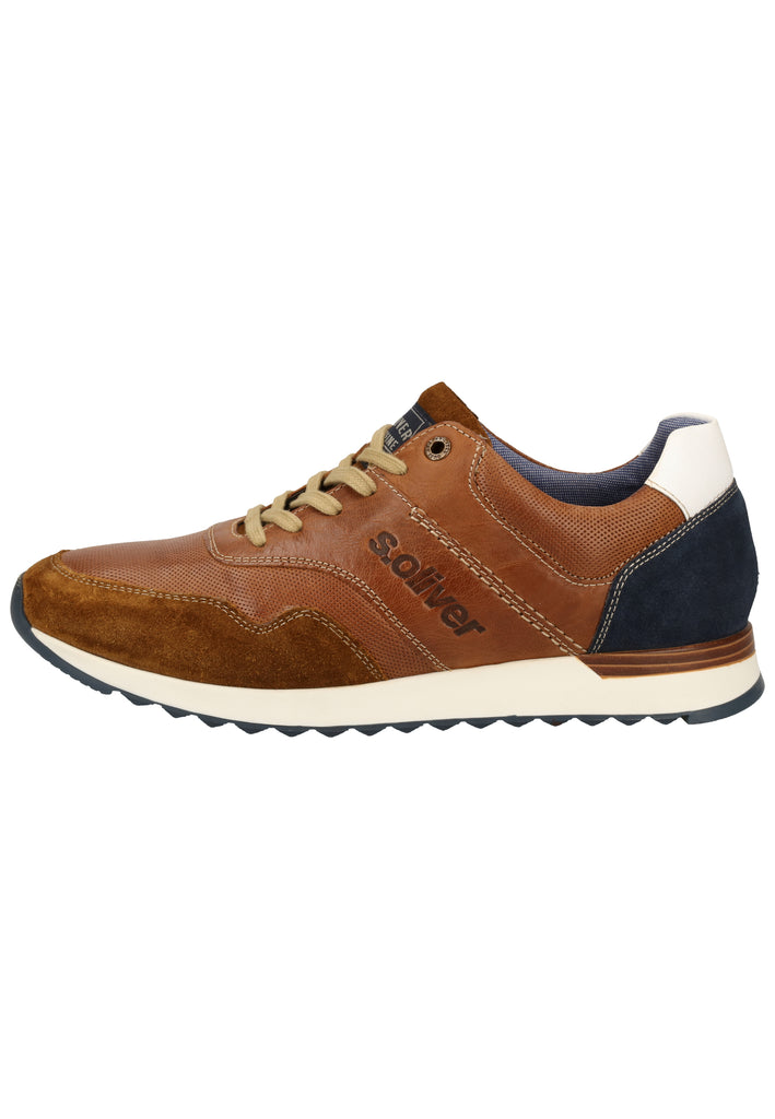 s.Oliver Sneaker Leder Camel - surf4shoes