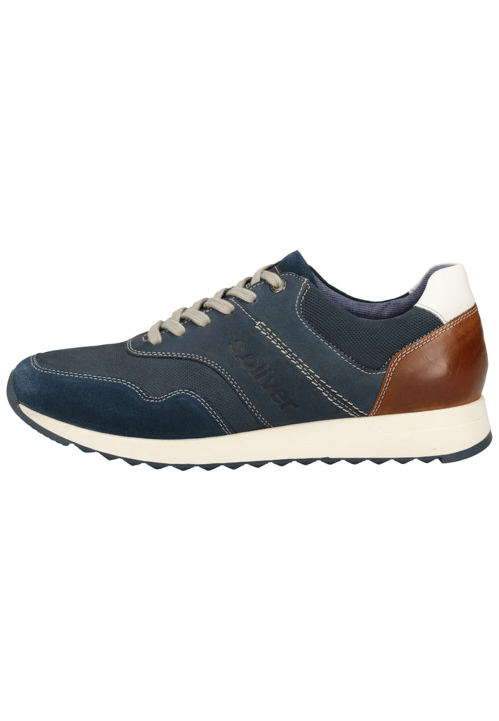 s.Oliver Sneaker Leder Blau - surf4shoes