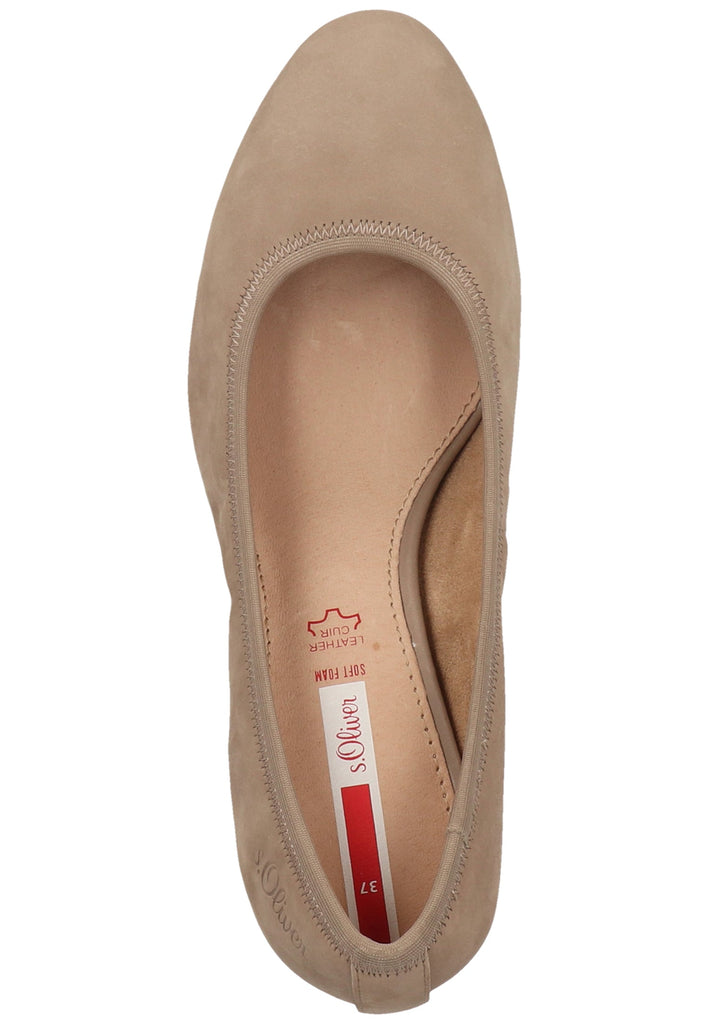 s.Oliver Pumps Leder Hellgrau - surf4shoes