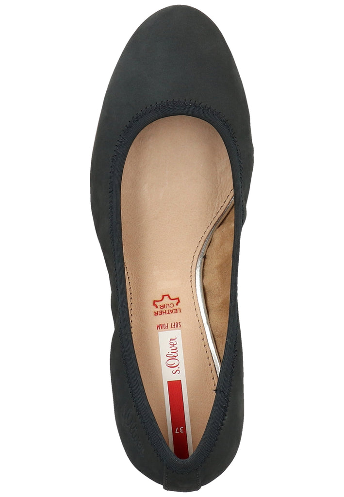s.Oliver Pumps Leder Navy - surf4shoes