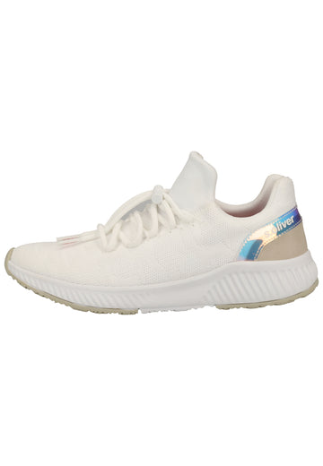 s.Oliver Sneaker Textil Weiß - surf4shoes