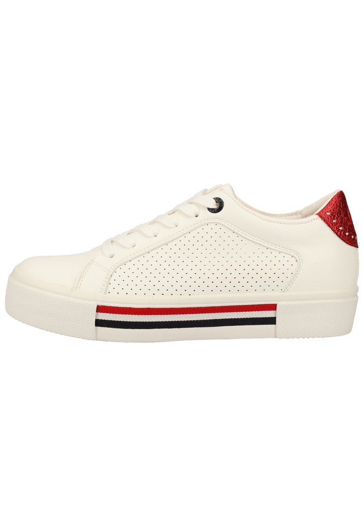 s.Oliver Sneaker Lederimitat Weiß - surf4shoes