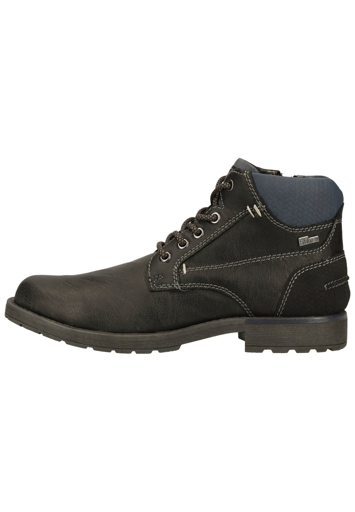 s.Oliver Stiefelette Lederimitat Schwarz - surf4shoes