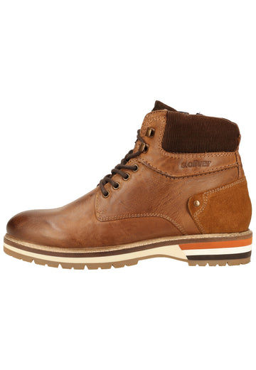 s.Oliver Stiefelette Leder Braun - surf4shoes