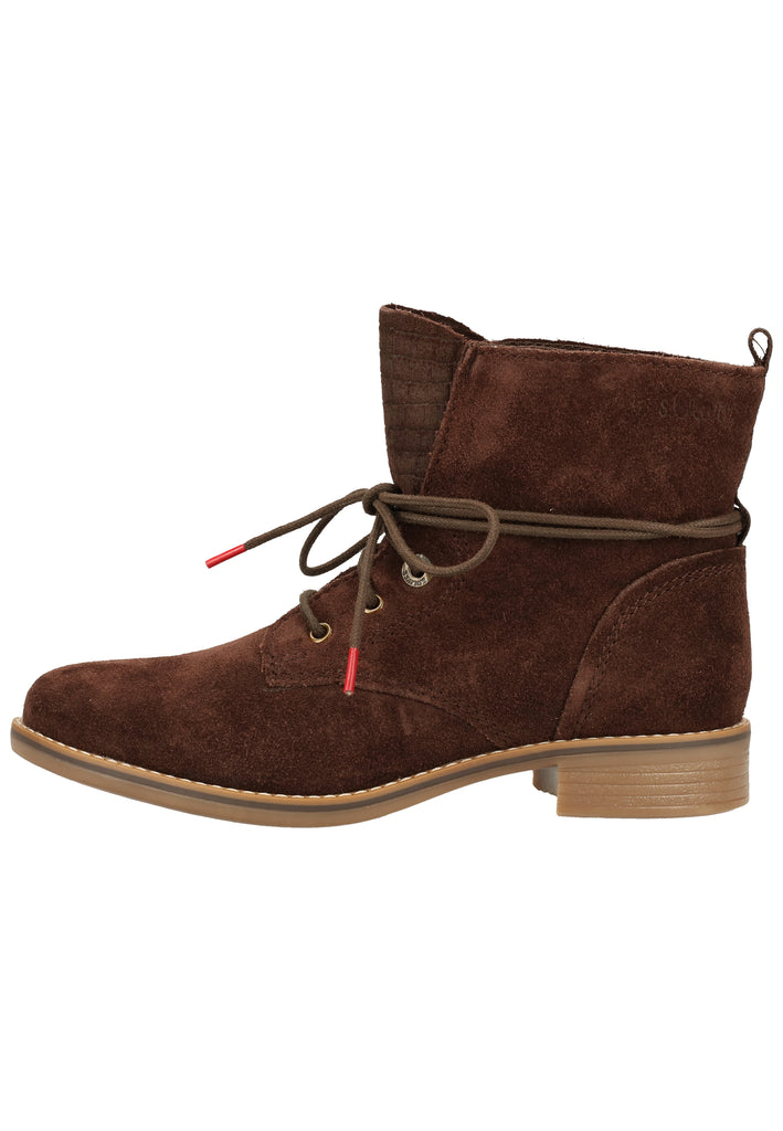 s.Oliver Stiefelette Leder Mocca - surf4shoes