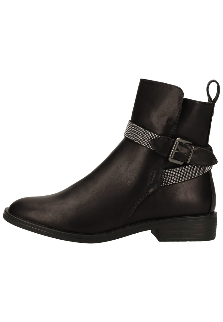 s.Oliver Stiefelette Lederimitat Schwarz - surf4shoes