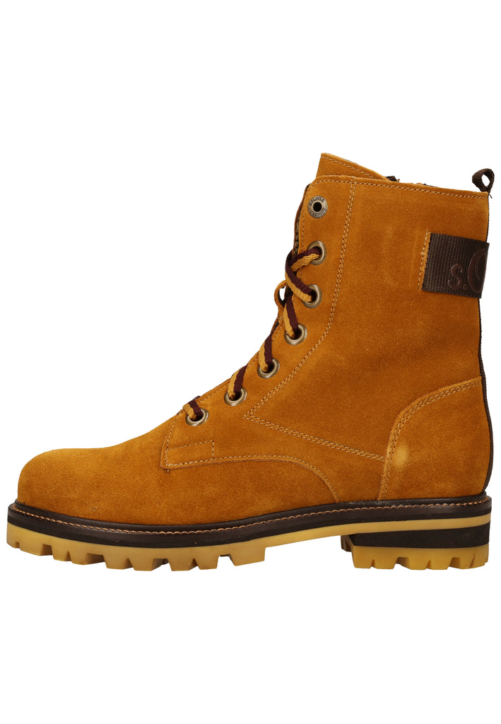 s.Oliver Stiefelette Leder Mustard - surf4shoes